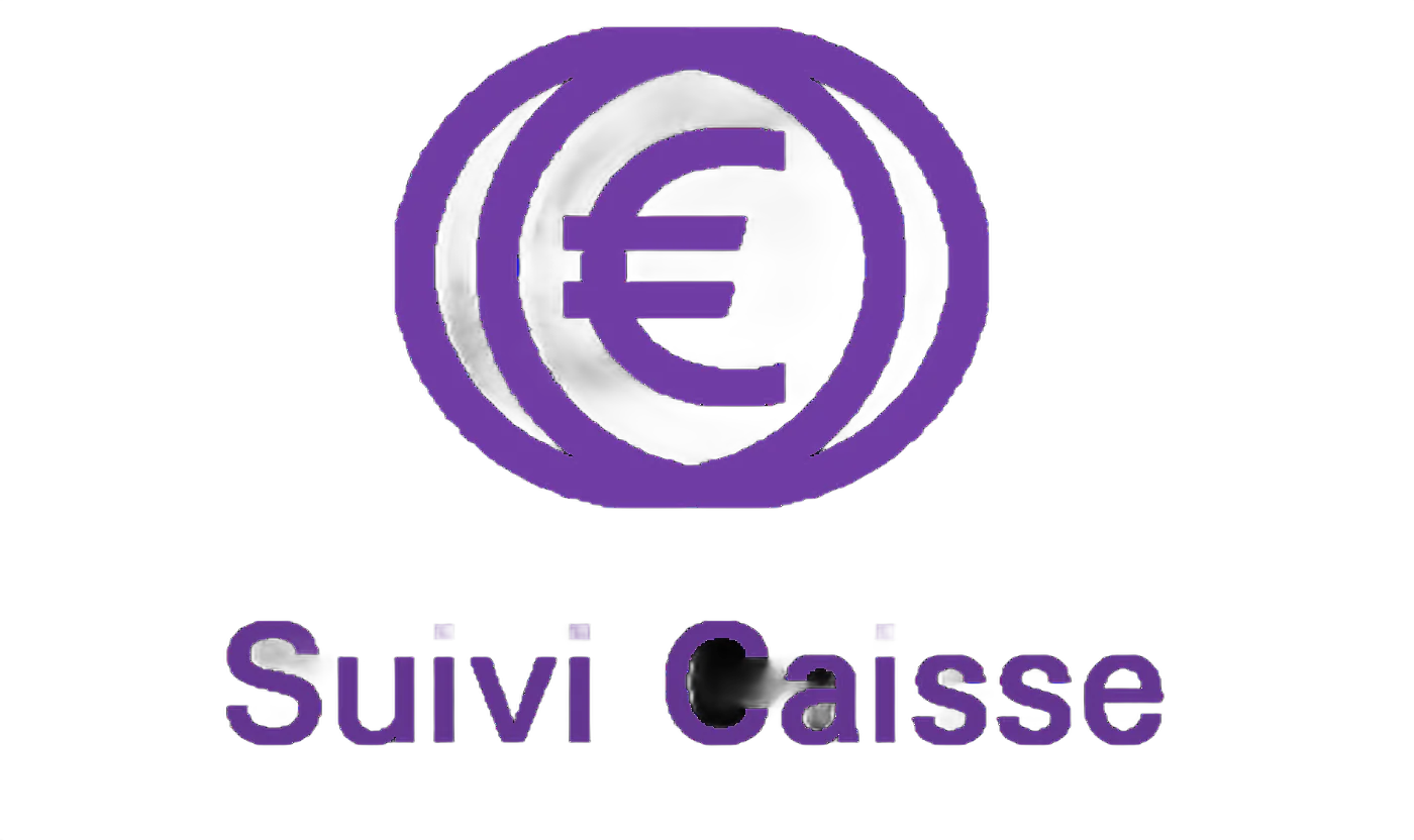 Un grand carré violet surmonte un rectangle violet plus étroit et plus foncé sur un fond blanc uni.